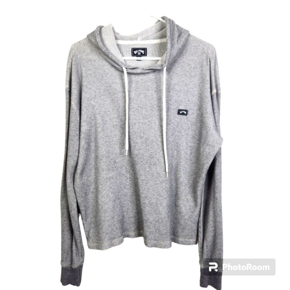 Billabong Mens Textured Long Sleeve Pullover Hoodie Size Small
